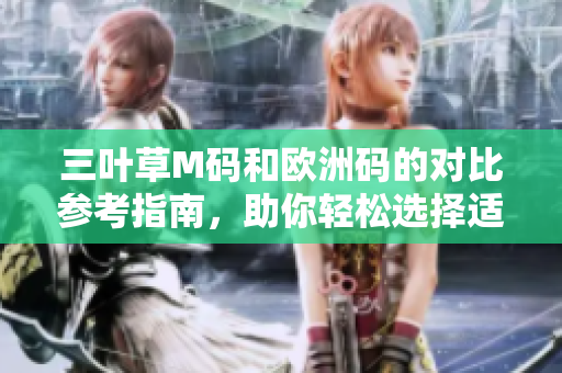 三叶草M码和欧洲码的对比参考指南，助你轻松选择适合的计算机软件