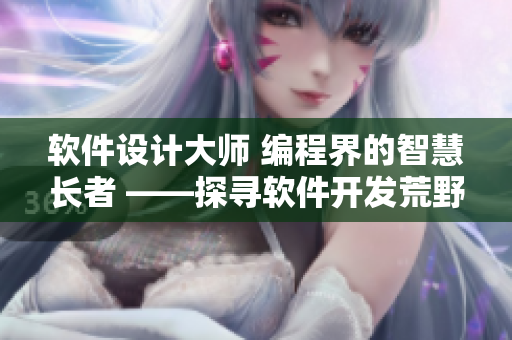 软件设计大师 编程界的智慧长者 ——探寻软件开发荒野中的奇妙之路