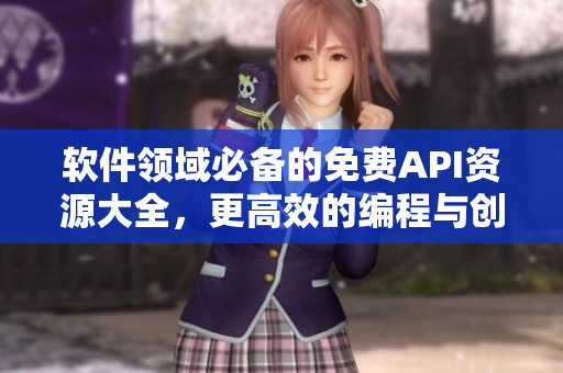 软件领域必备的免费API资源大全，更高效的编程与创新！