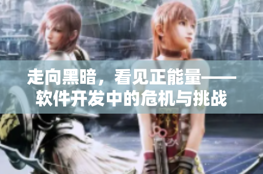 走向黑暗，看见正能量——软件开发中的危机与挑战