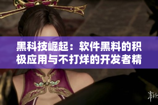 黑科技崛起：软件黑料的积极应用与不打烊的开发者精神