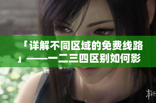 「详解不同区域的免费线路」——一二三四区别如何影响软件使用？