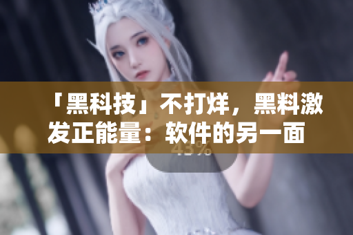 「黑科技」不打烊，黑料激发正能量：软件的另一面