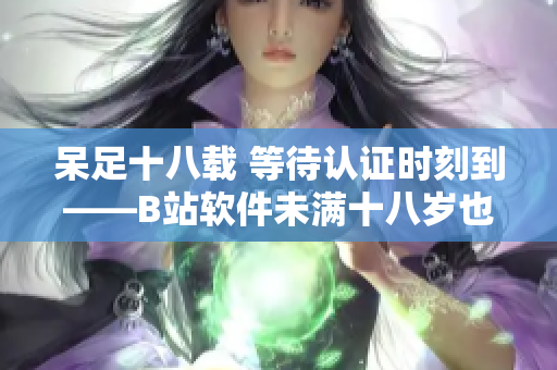 呆足十八载 等待认证时刻到——B站软件未满十八岁也能进行实名认证