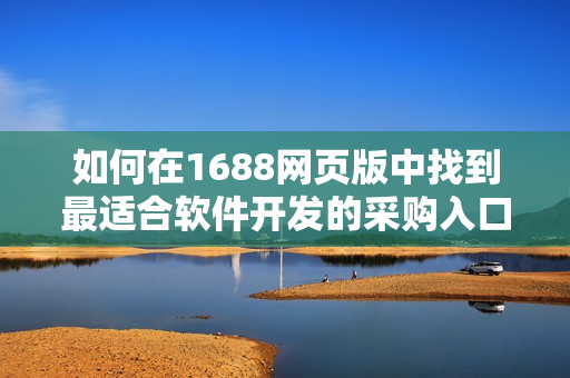 如何在1688网页版中找到最适合软件开发的采购入口？