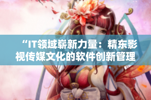 “IT领域崭新力量：精东影视传媒文化的软件创新管理策略”