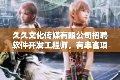 久久文化传媒有限公司招聘软件开发工程师，有丰富项目经验者优先