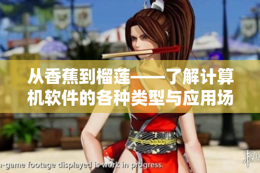 从香蕉到榴莲——了解计算机软件的各种类型与应用场景