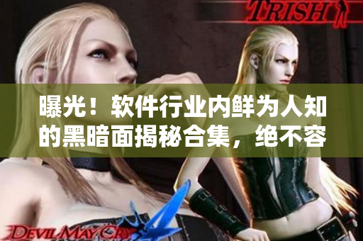 曝光！软件行业内鲜为人知的黑暗面揭秘合集，绝不容错过！