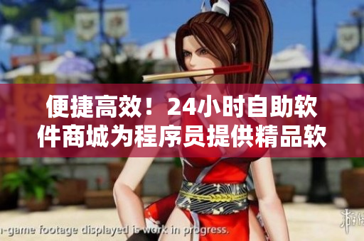 便捷高效！24小时自助软件商城为程序员提供精品软件