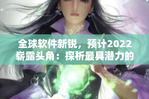 全球软件新锐，预计2022崭露头角：探析最具潜力的软件开发技术和趋势