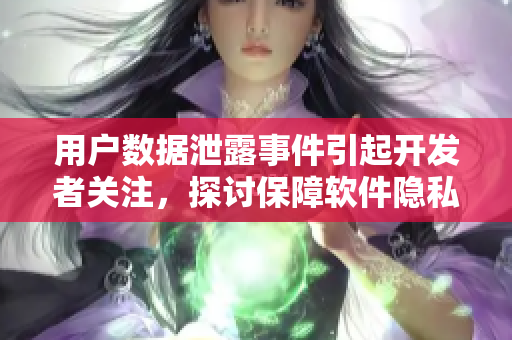 用户数据泄露事件引起开发者关注，探讨保障软件隐私安全的策略