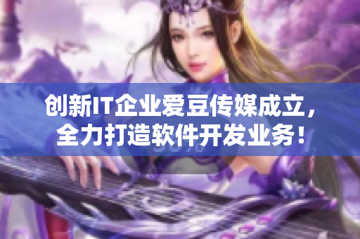 创新IT企业爱豆传媒成立，全力打造软件开发业务！