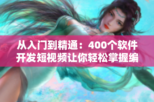 从入门到精通:400个软件开发短视频让你轻松掌握编程技能 从入门到精通:400个软件开发短视频让你轻松掌握编程技能