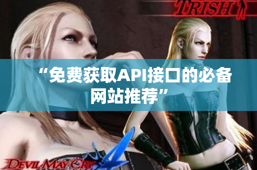 “免费获取API接口的必备网站推荐”