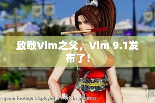 致敬Vim之父，Vim 9.1发布了！