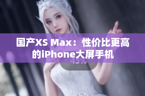 国产XS Max：性价比更高的iPhone大屏手机