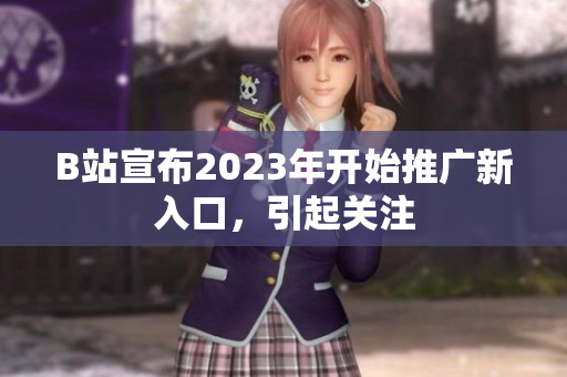 B站宣布2023年开始推广新入口，引起关注