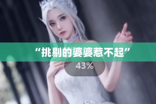 “挑剔的婆婆惹不起”