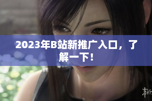 2023年B站新推广入口，了解一下！