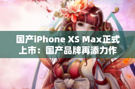 国产iPhone XS Max正式上市：国产品牌再添力作