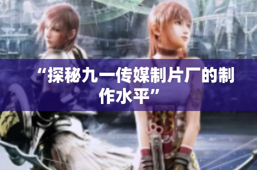 “探秘九一传媒制片厂的制作水平”