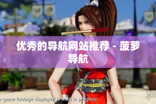优秀的导航网站推荐 - 菠萝导航