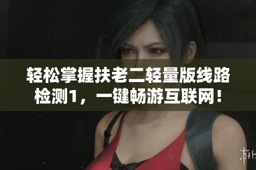 轻松掌握扶老二轻量版线路检测1，一键畅游互联网！
