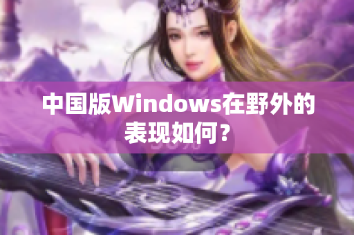 中国版Windows在野外的表现如何？