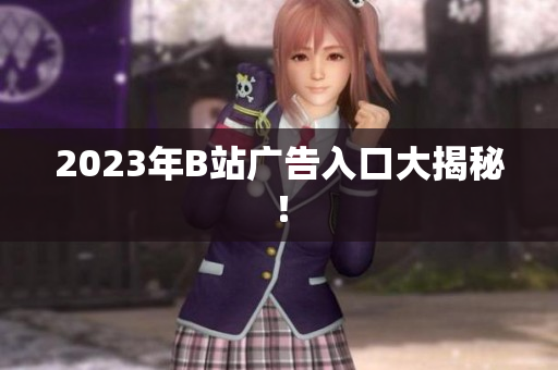 2023年B站广告入口大揭秘！