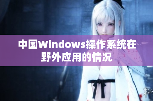 中国Windows操作系统在野外应用的情况