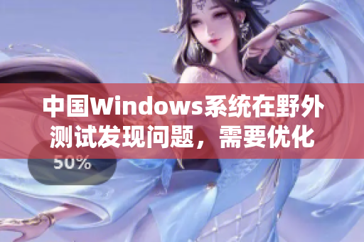 中国Windows系统在野外测试发现问题，需要优化