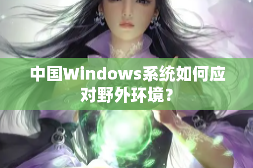 中国Windows系统如何应对野外环境？