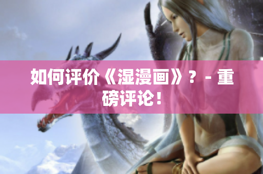 如何评价《湿漫画》？- 重磅评论！